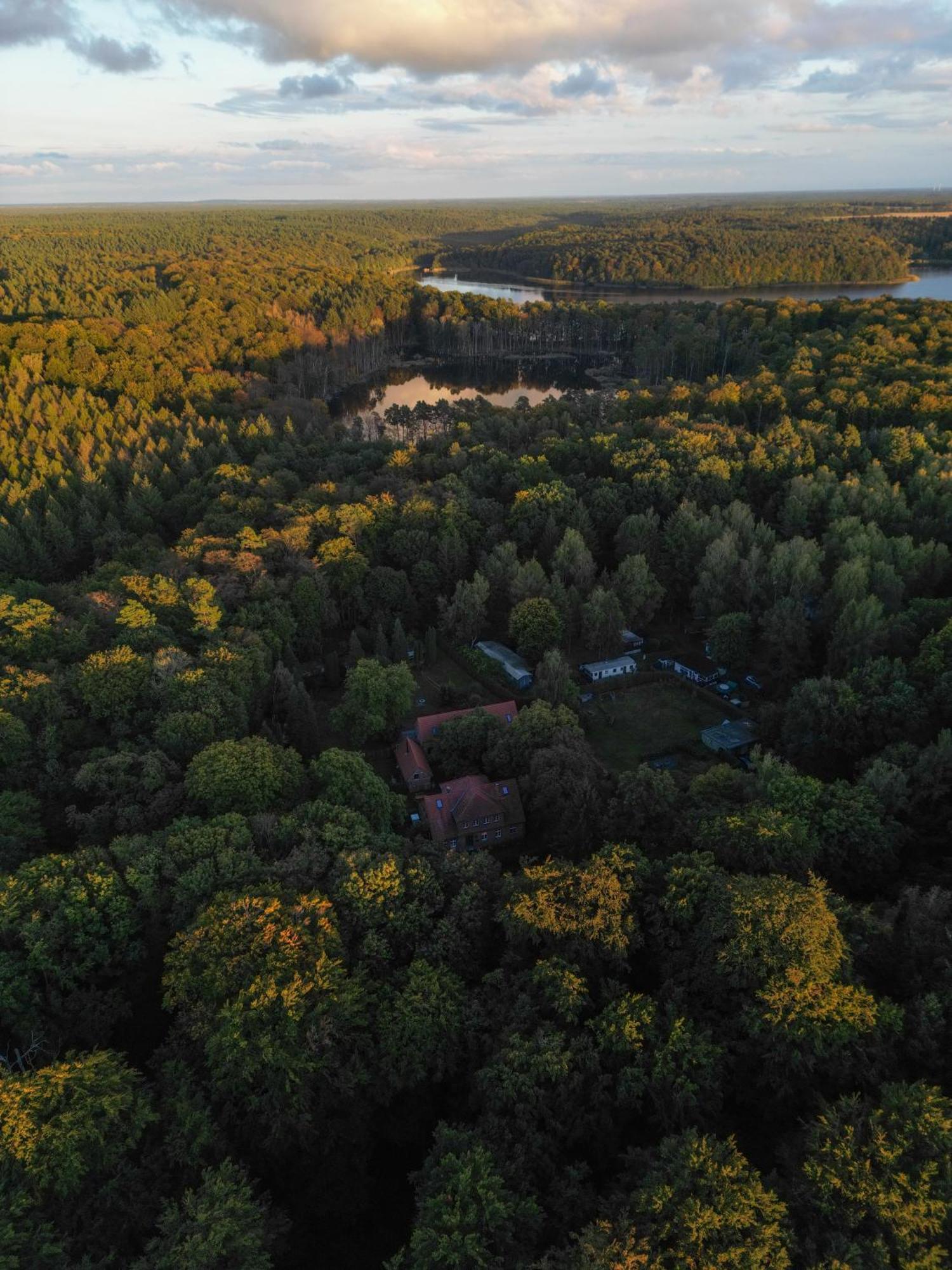 Wald- Und Seeidyll Im Historischen Forsthaus Neuruppin Buitenkant foto